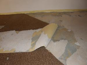 odstranění podlahových krytin